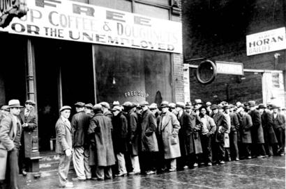 La peor contracción histórica de la economía de EEUU ocurrió en 1929