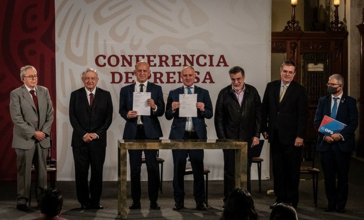 México firmó impoantes acuerdos de salud con la OMS y la ONU
