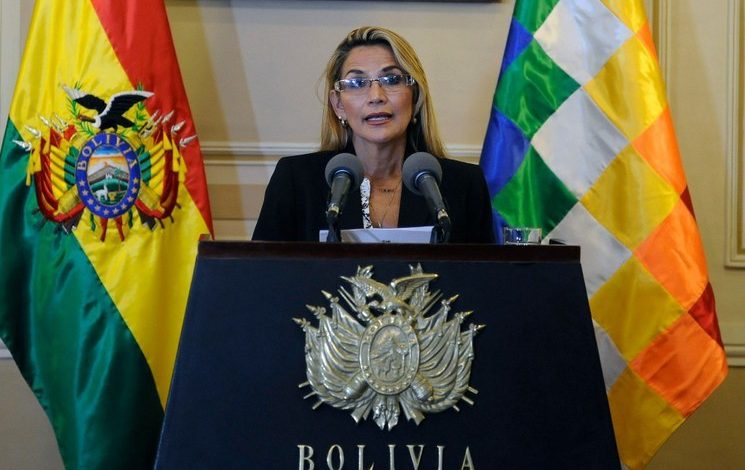 Jeanine Añez, presidenta de facto de Bolivia