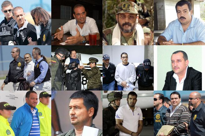 Cabecillas paramilitares colombianos extraditados