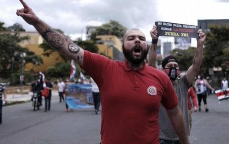 Siguen las protestas en Costa Rica