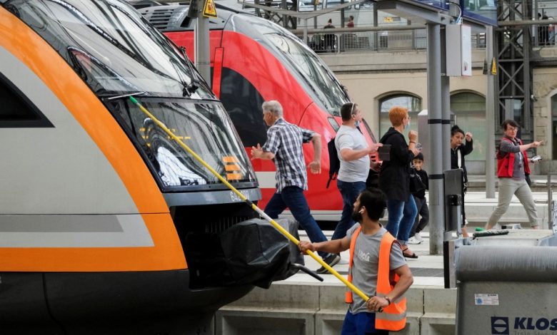 Sabotaje en la red ferroviaria de Alemania