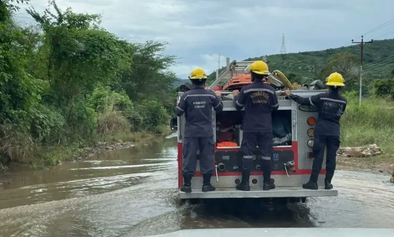 Lluvias cuasaron inundaciones en el estado Sucre