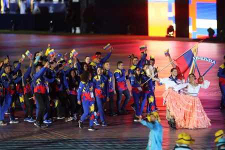 Juegos inicio venezuela atletas