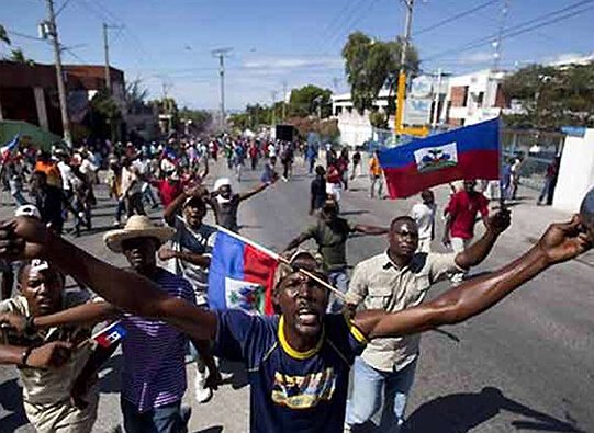 Crecen en Haití las protestas contra ocupación militar extranjera