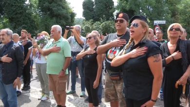2000 personas llegaron a la tumba de Musolini para conmemorar el centenario de la Marcha sobre Roma que supuso el inicio del régimen fascista