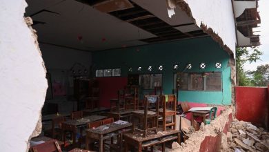 Daños causados por terremoto en Indonesia