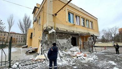 Civil herido por Bombardeo Donetsk