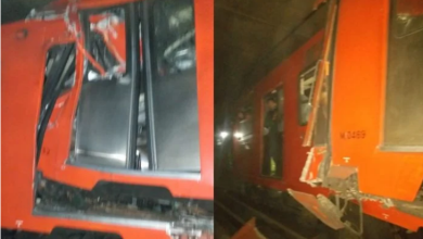 Accidente en Metro de Ciudad de México