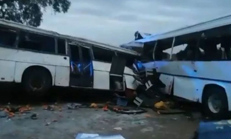 Senegal choque de autobuses