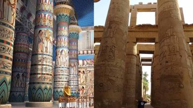 Restauración del templo en Egipto