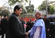 Maduro recibe a su homólogo de la República Árabe Saharaui Democrática en Miraflores