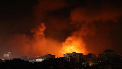 Gaza bajo bombardeos israelíes