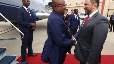 El presidente de Guinea-Bissau, Umaro Sissoco, fue recibido por el canciller venezolano