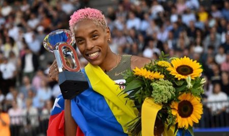 Yulimar Rojas, oro en Liga Diamante