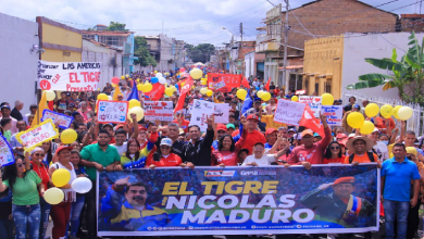 Pueblo venezolano se moviliza en favor de la Revolución Bolivariana