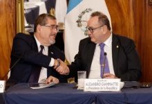 El gobierno de Guatemala reanuda el proceso de transición