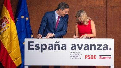 PSOE y Sumar cierran acuerdo para formar Gobierno en España