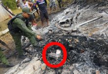 Fanb localiza aeronave del narcotráfico siniestrada e incendiada en Bolívar