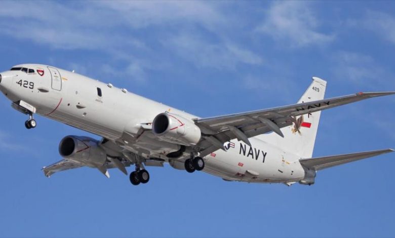 Un Boeing P-8A Poseidon fue la aeronave usada por EEUU