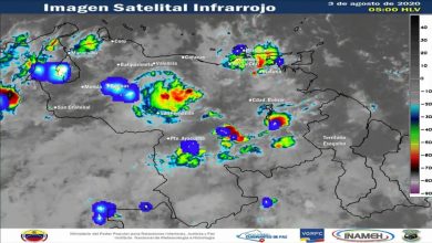 Inameh pronostica lluvias en Venezuela