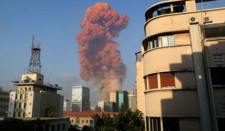 Explosión en el puerto de Beirut