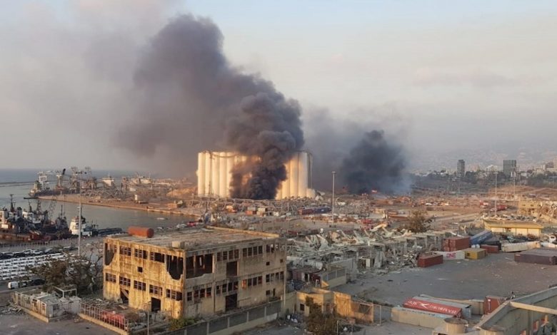 Beirut severamente afectada por la explosión