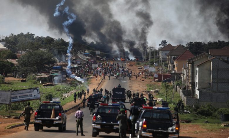 Fuertes protestas en Nigeria