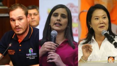 Los tres dirigentes políticos que lideran encuestas en Perú