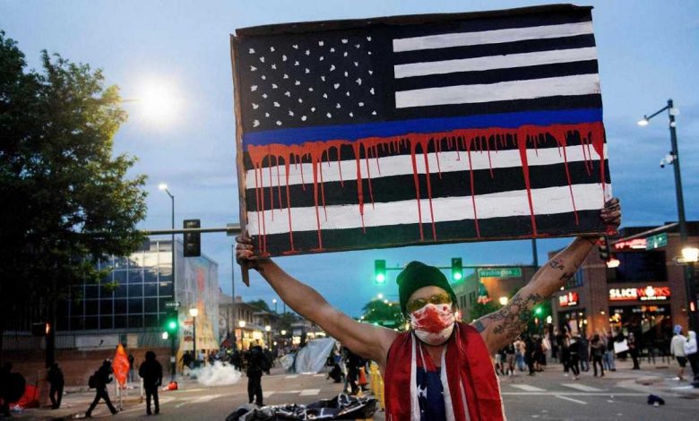 Imagen referencial de protestas en EEUU