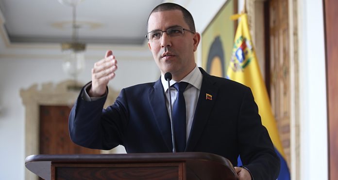 El canciller de la República Bolivariana de Venezuela, Jorge Arreaza