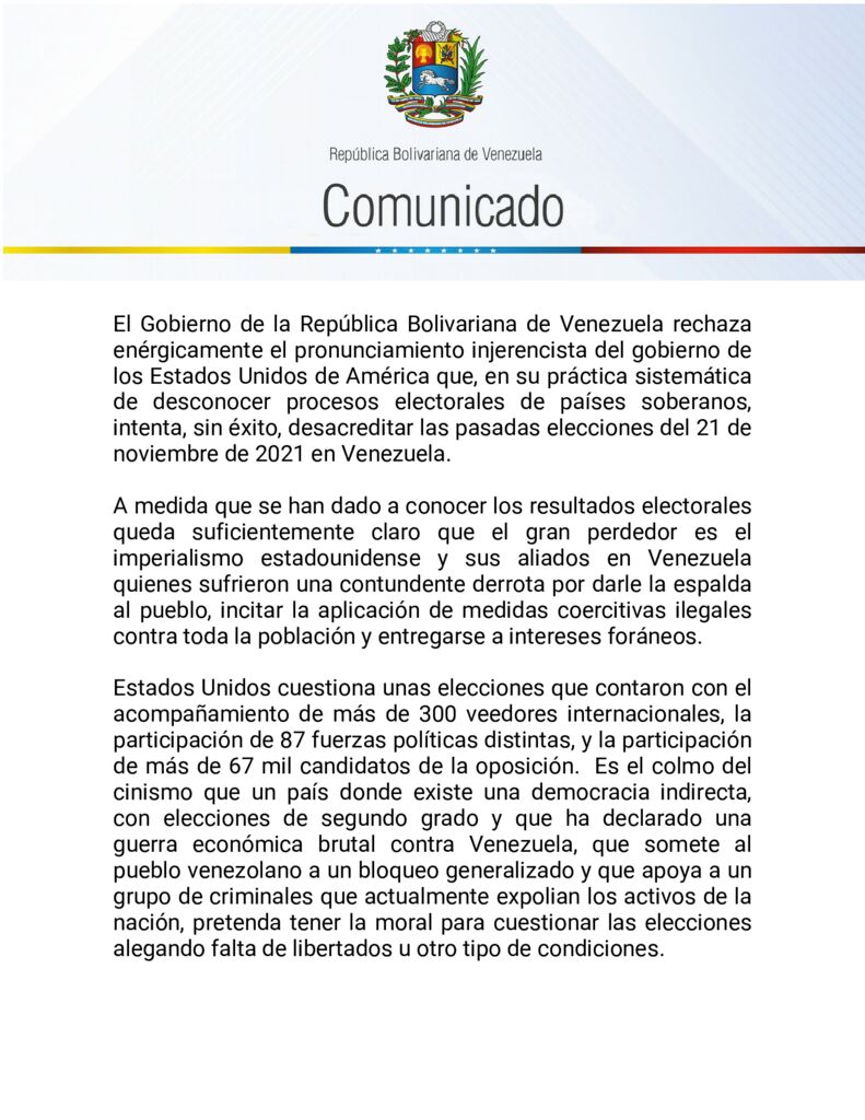 thumbnail of Venezuela-rechaza-intento-de-EEUU-de-desacreditar-elecciones-del-21N