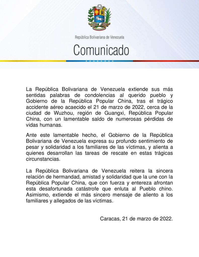 thumbnail of Comunicado China.