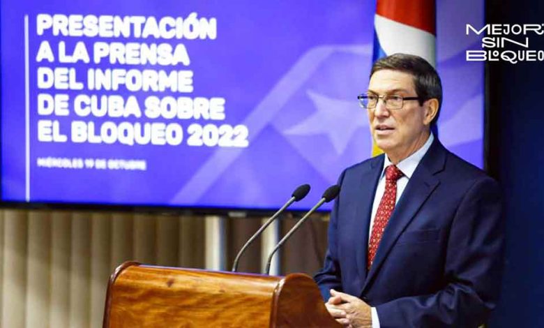 Presentan informe sobre el bloqueo contra Cuba