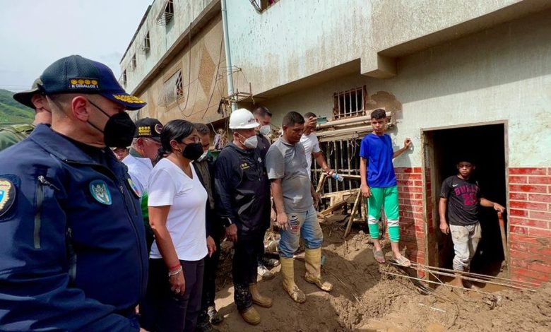 Gobierno venezolano atiende a familias afectadas en la tragedia de Las Tejerías