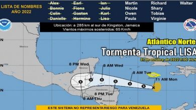 Tormenta Tropical Lisa