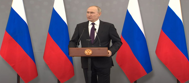 Putin en conferencia de prensa