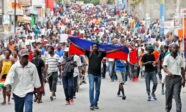 Protestas en Haití