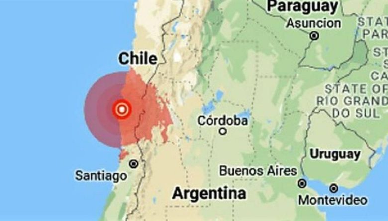 Temblor en Chile