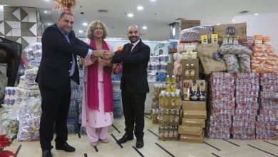 Palestina dona insumos y alimentos