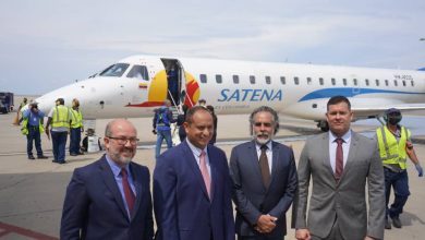 primer vuelo de la aerolínea colombiana Satena a Venezuela