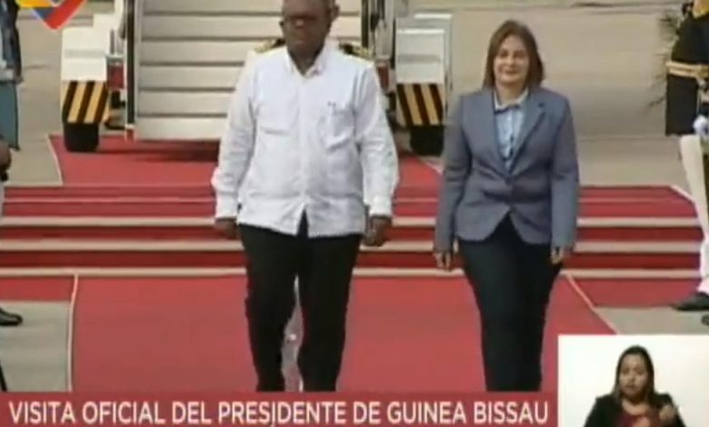 Presidente de Guinea Bissau arriba a Venezuela para tratar temas de interés binacional
