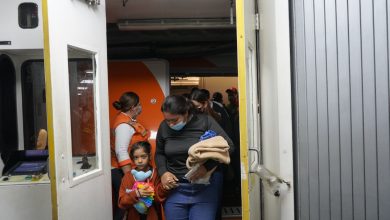 Venezolanos llegaron procedentes de México