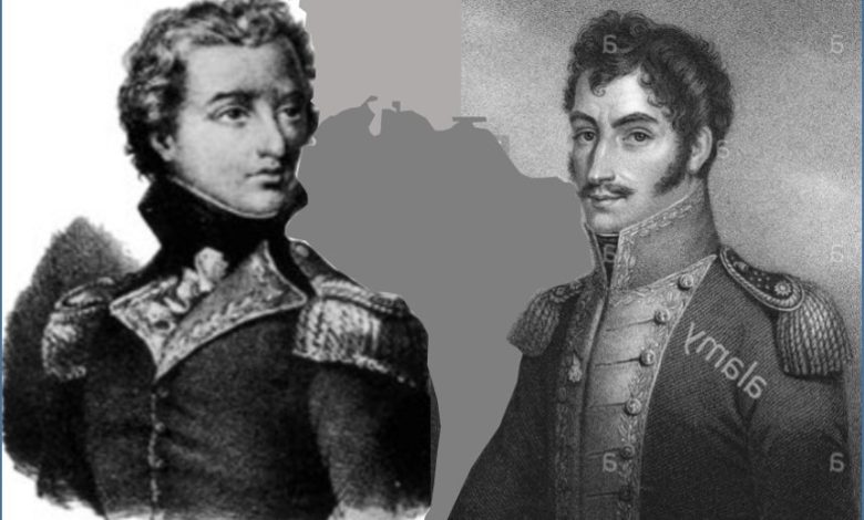 Simón Bolívar y Carlos Manuel Piar