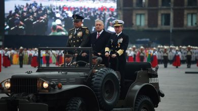 Presidente López Obrador en los actos con motivo de un nuevo aniversario de la Revolución Mexicana