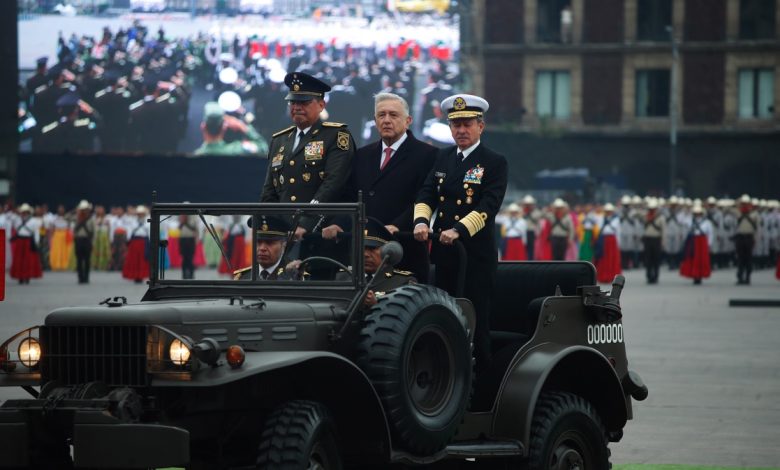 Presidente López Obrador en los actos con motivo de un nuevo aniversario de la Revolución Mexicana