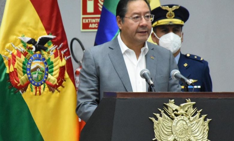 Presidente Arce alerta sobre desestabilización en Bolivia