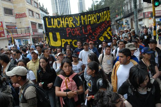 Los estudiantes colombianos fueron víctimas de la violencia de Estado