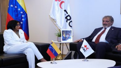 Venezuela revisa agenda de cooperación con la Cruz Roja y de la Media Luna Roja