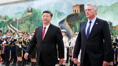 Encuentro entre los presidentes de Cuba y China